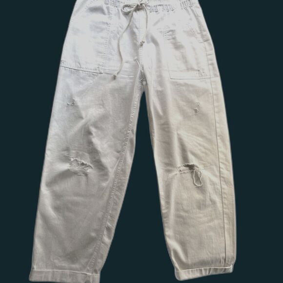 Aerie White Denim Distressed Pants - Picture 7 of 16